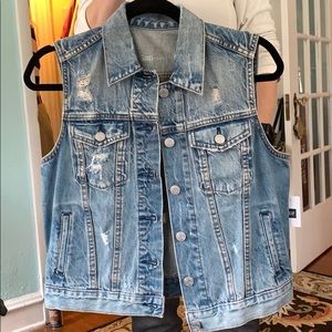 Gap Jean Jacket Vest